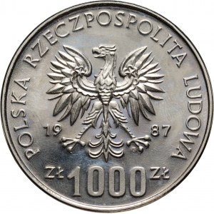 PRL, 1000 zloty 1987, Wroclaw, PRÓBA, nickel