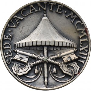 Vatican, 1963 medal, Sede Vacante