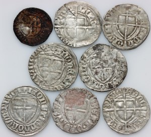 Teutonic Order, coin set, (8 pieces)