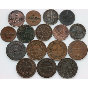 Germany, coin set, (16 pieces)
