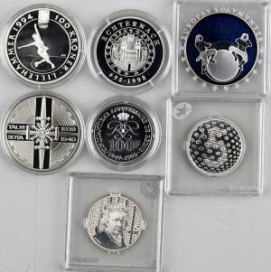 Europa, set of collector coins and medals from 1993-2011, (7 pieces)