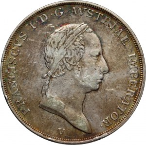 Austria, Italy, Lombardy-Venetia, Franz I, 1/2 Scudo 1822 V, Venice