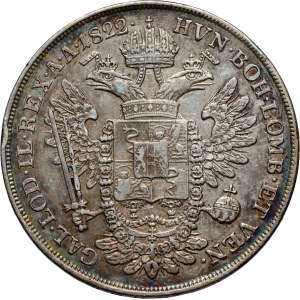 Austria, Italy, Lombardy-Venetia, Franz I, 1/2 Scudo 1822 V, Venice