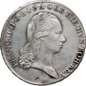 Austrian Netherlands, Francis II, Kronenthaler 1797 C, Prague