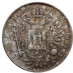 Austria, Italy, Lombardy-Venetia, Franz I, Scudo 1822 V, Venice