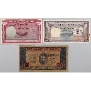 Vietnam, 10-100 Dong banknotes set, (3 pieces)
