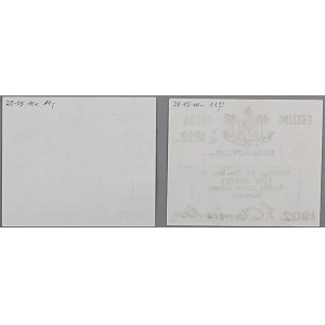 Cocos Islands, 2 and 5 rupees 1902, REPRINT