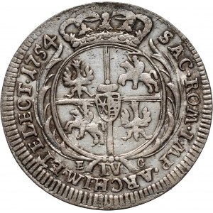August III, szóstak 1754 EC, Lipsk, błąd IV zamiast VI