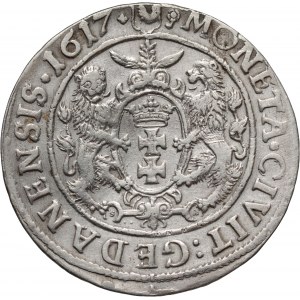 Sigismond III Vasa, ort 1617, Gdańsk