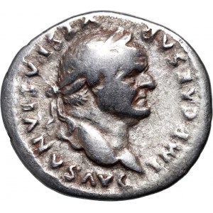 Roman Empire, Vespasian 69-79, Denar, Rome