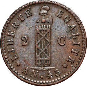 Haiti, 2 Centimes 1846