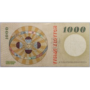 PRL, 1000 złotych 29.10.1965, seria A