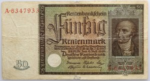 Germany, 50 Rentenmark 1934