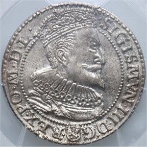 Sigismond III Vasa, six pence 1596, Malbork