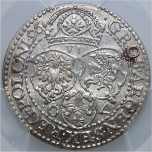 Sigismond III Vasa, six pence 1596, Malbork