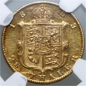 Germany, Hannover, George V, 2.5 Thaler 1853B