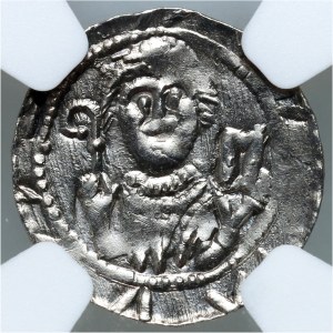 Władysław II Wygnaniec 1138-1146, denar, książę i biskup