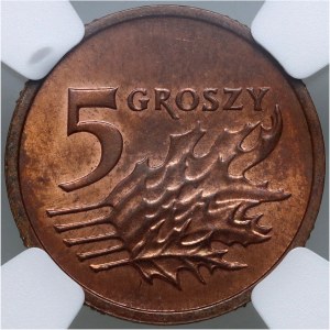 III RP, 5 groszy 2005, PRÓBA w miedzi, Warszawa