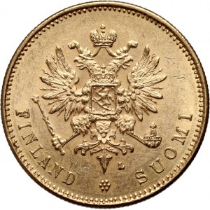 Finland, Nicholas II, 20 Mark 1904 L, Helsinki