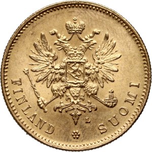 Finland, Nicholas II, 20 Markkaa 1911 L, Helsinki
