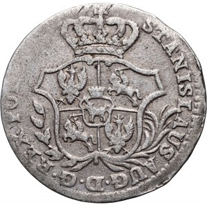 Stanisław August Poniatowski, 2 grosze (półzłotek) 1766 FS, Warszawa