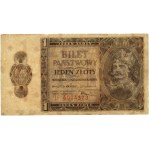 II RP, 1 złoty 1.10.1938, seria IF