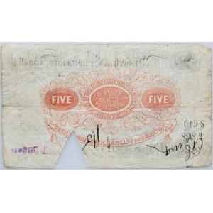 Great Britain 5 Pounds 11.10.1894 Wisbech & Lincolnshire Bank