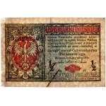 Generalne Gubernatorstwo, 1/2 marki polskiej 9.12.1916, Generał, seria B