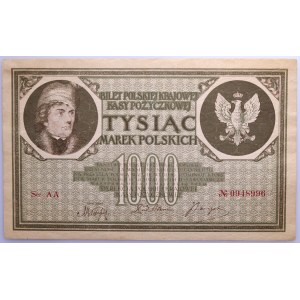 II RP, 1000 Polish marks 17.05.1919, Ser. AA