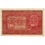 II RP, 20 Polish marks 23.08.1919, 2nd series CS