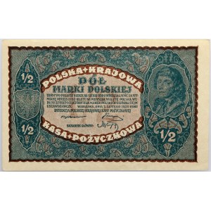 II RP, 1/2 Polish mark 7.02.1920