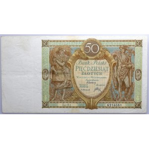 II RP, 50 zloty 1.09.1929, DJ series.