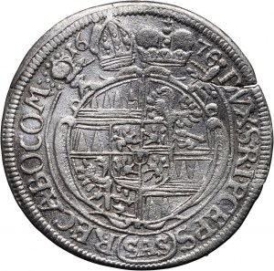 Austria, Olomouc, Charles II of Liechtenstein, 6 Kreuzer 1676