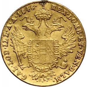Austria, Ferdinand I, Ducat 1848 E, Alba Iulia