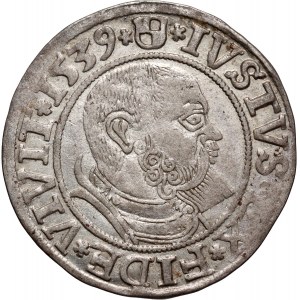 Prusy Książęce, Albert Hohenzollern, grosz 1539, Królewiec