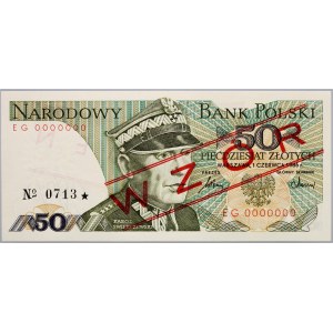 PRL, 50 zloty 1.06.1986, MODEL, No. 0713, EG series