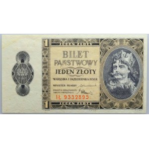 II RP, 1 złoty 1.10.1938, seria IŁ