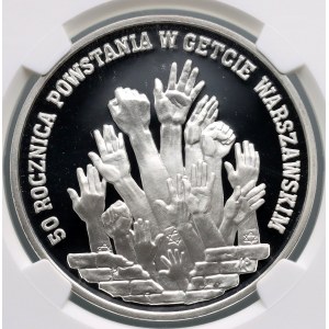 III RP, 300000 złotych 1993, 50. rocznica powstania w Getcie Warszawskim