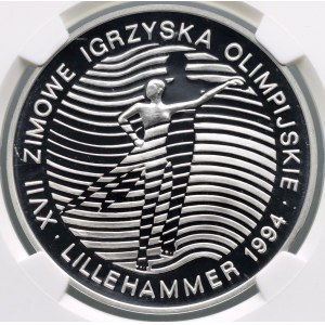 III RP, 300000 złotych 1993, XVII Zimowe Igrzyska Olimpijskie Lillehammer 1994