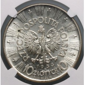 II RP, 10 złotych 1936, Józef Piłsudski