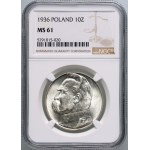 II RP, 10 złotych 1936, Józef Piłsudski