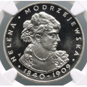 PRL, 100 złotych 1975, Helena Modrzejewska