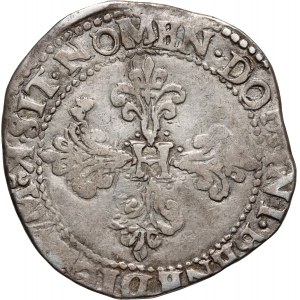 Henryk Walezy, frank 1581 K, Bordeaux