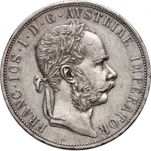 Austria, Franz Joseph I, 2 Florins 1872, Vienna