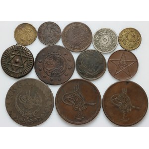 World, coin set, (12 pieces)