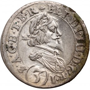 Austria, Ferdinand III, 3 Kreuzer 1639, Graz