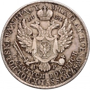 Królestwo Kongresowe, Mikołaj I, 5 złotych 1834 IP, Warszawa