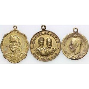 Russia, Nicholas II, set of medals (3 pieces)