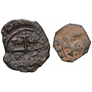 Crusaders, Pr. of Antioch, C. of Tripoli, lot of coins Tancred and Bohemond V, XII-XIIIth c., (2 pcs)