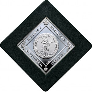 III RP, srebrna klipa z wizerunkiem dukata Stanisława Augusta z 1766 r, Mennica Polska (2006)
